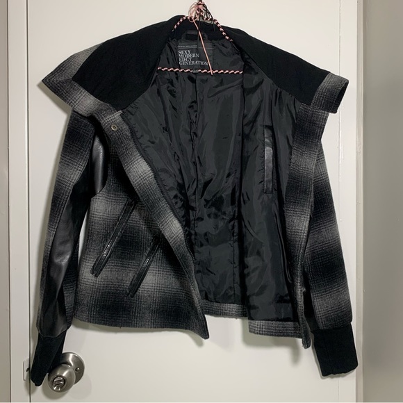 Urban Behaviour Wool-blend Checkered Jacket - Picture 5 of 8